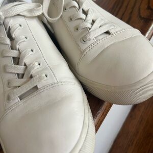 Vince White Sneakers Minimalist Low-Top Design